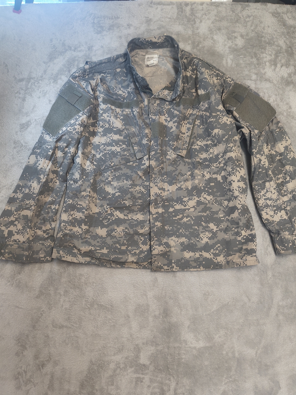 U.S. Army Digital Camo Field Jacket - Gray & Tan